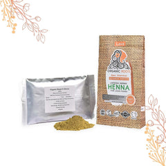 Organic Roots Lava Henna Leaf Powder- Tattoo Grade - 100G