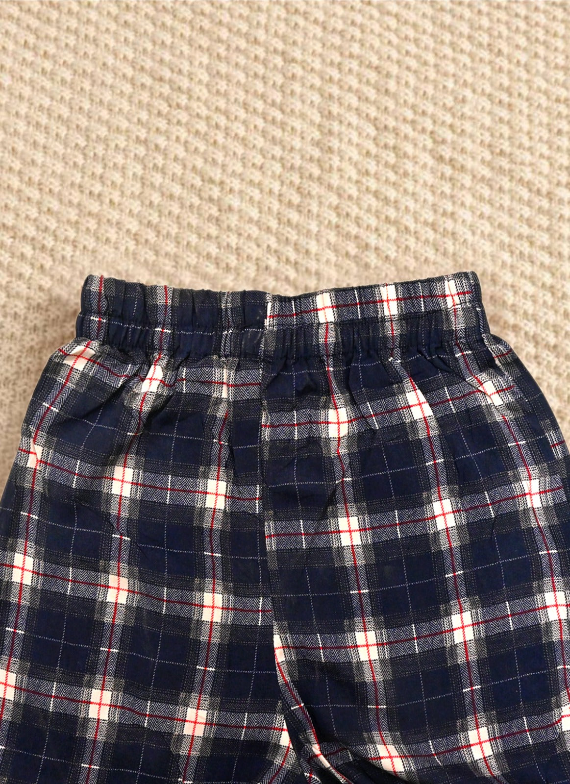 Sprinkles Stitched 1 Piece Summer Bottoms Kids Collection'2025-Multi Checkered Plaid Pants Straight Trouser