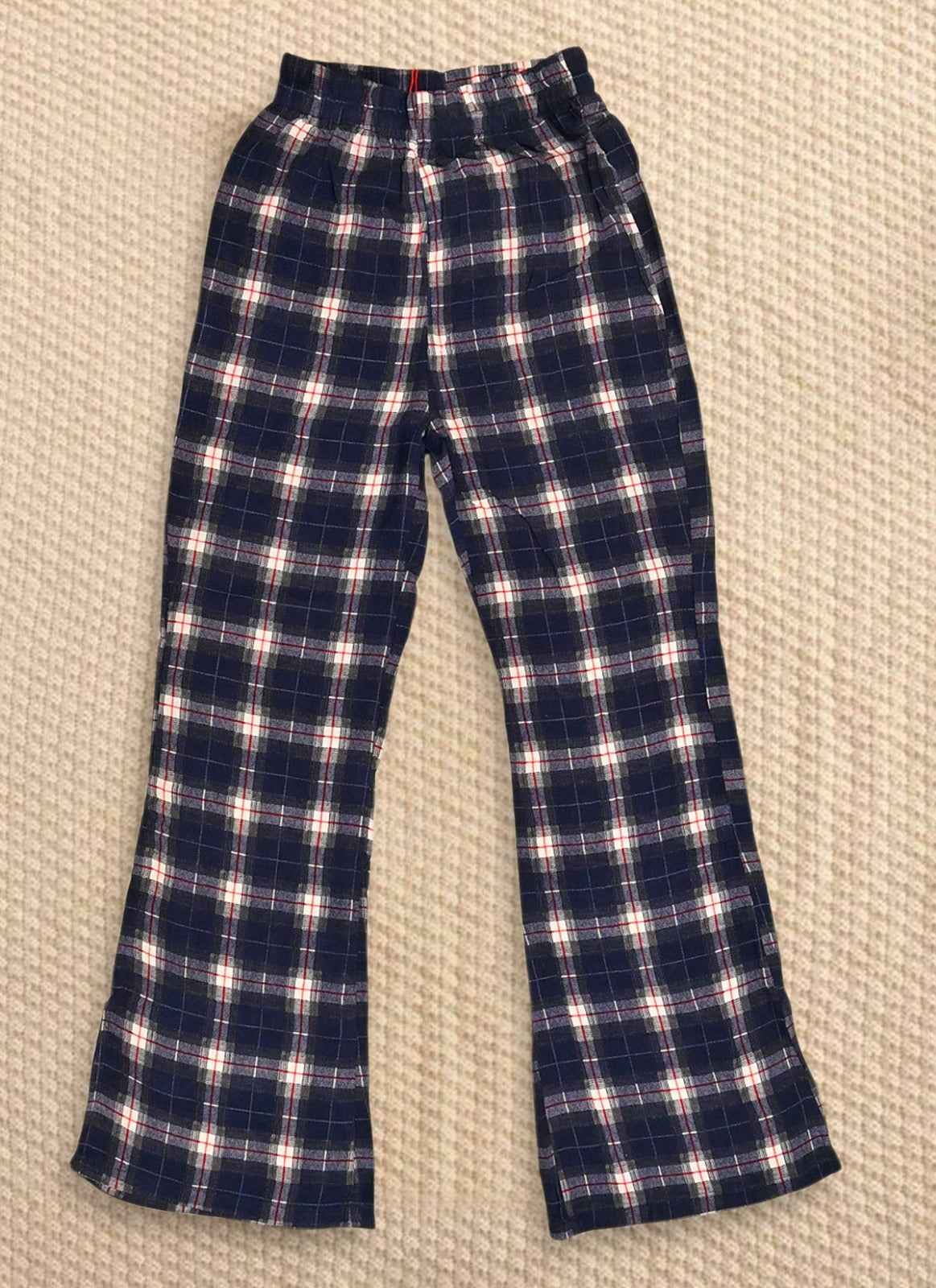 Sprinkles Stitched 1 Piece Summer Bottoms Kids Collection'2025-Multi Checkered Plaid Pants Straight Trouser