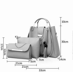 ALEXA 3 PCS BLACK - Bag X