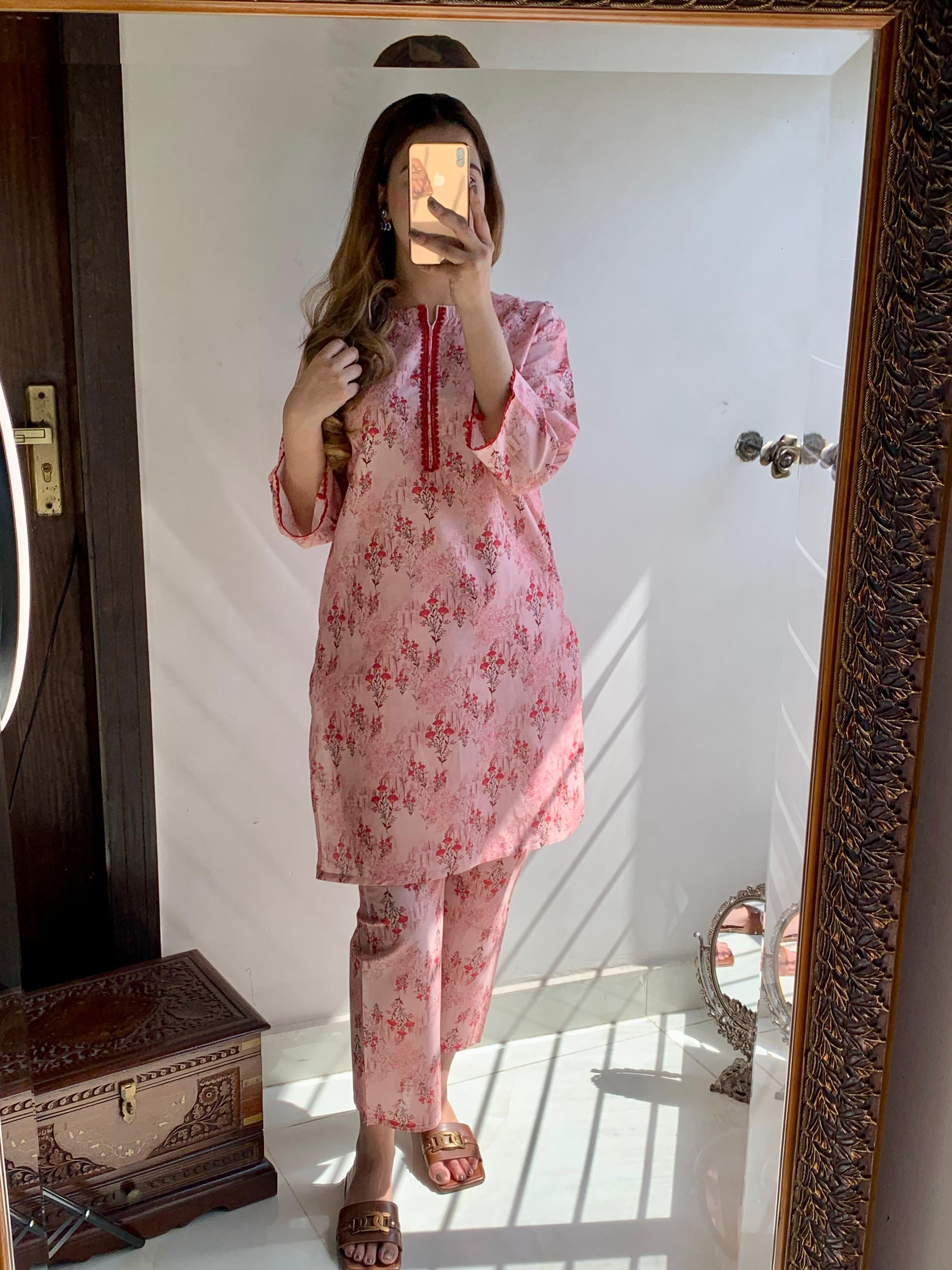 Zaib E Hoor Sunflare Digital Lawn 2Pcs Stitched Suit