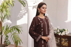 Dressline 3 Piece Stitched Fancy Emb Chikankari Lawn Fancy Dupatta Collection
