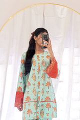 Urban Cut 2 Piece Lawn Embroidered  Co- Ord Set