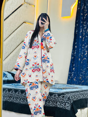 Urban Cut 2 Piece Cotton Printed Co- Ord Set