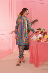 Working Women By Dr Haris Unstitched 2 Piece Lawn Vol-1 Collection-WWD-001