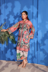 Working Women By Dr Haris Unstitched 2 Piece Lawn Vol-1 Collection-WWD-006