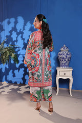 Working Women By Dr Haris Unstitched 2 Piece Lawn Vol-1 Collection-WWD-006