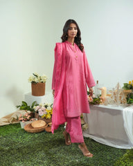 Dhaga Stitched 3 Piece Summer Collection'2025-Rosa Whisper