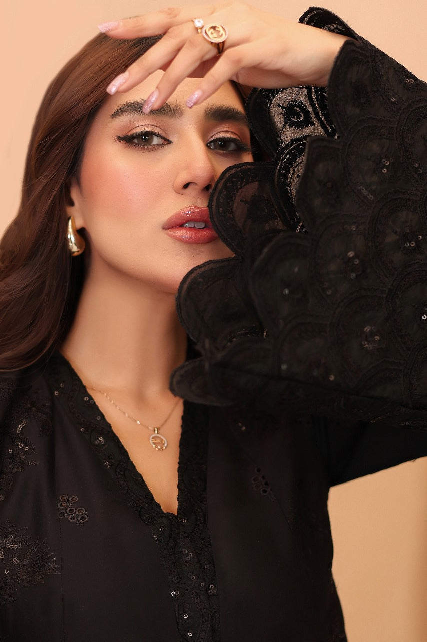 Tabeer By Mariam Malik Unstitched 3 Piece Summer Collection'2025-Midnight Dream