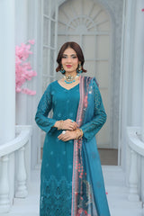 Cira Luxe By Dr Haris Unstitched 3 Piece Winter Collection-CIR-004