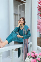 Cira Luxe By Dr Haris Unstitched 3 Piece Winter Collection-CIR-004