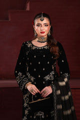 Dr Haris Unstitched 3 Piece Winter Velvet Vol-4 Collection-DRV-007