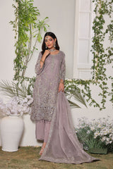 Dr Haris Semi-Stitched 3 Piece Formals Collection-DRF-003