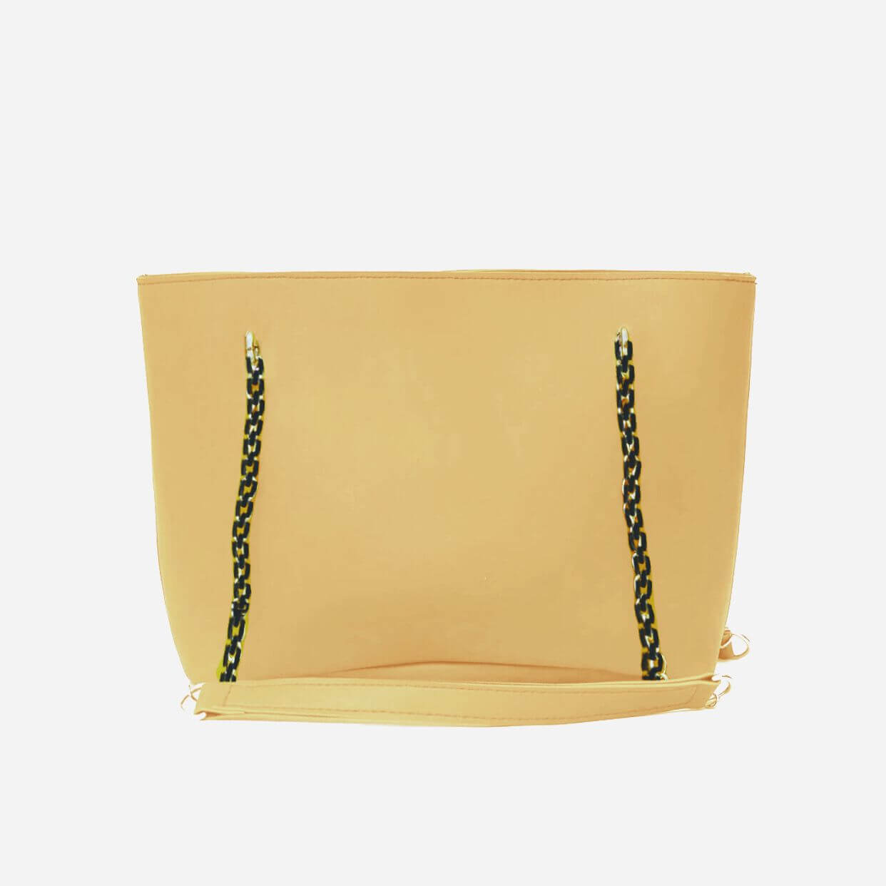 VEGAS BEIGE WITH BLACK CHAIN - Bag X