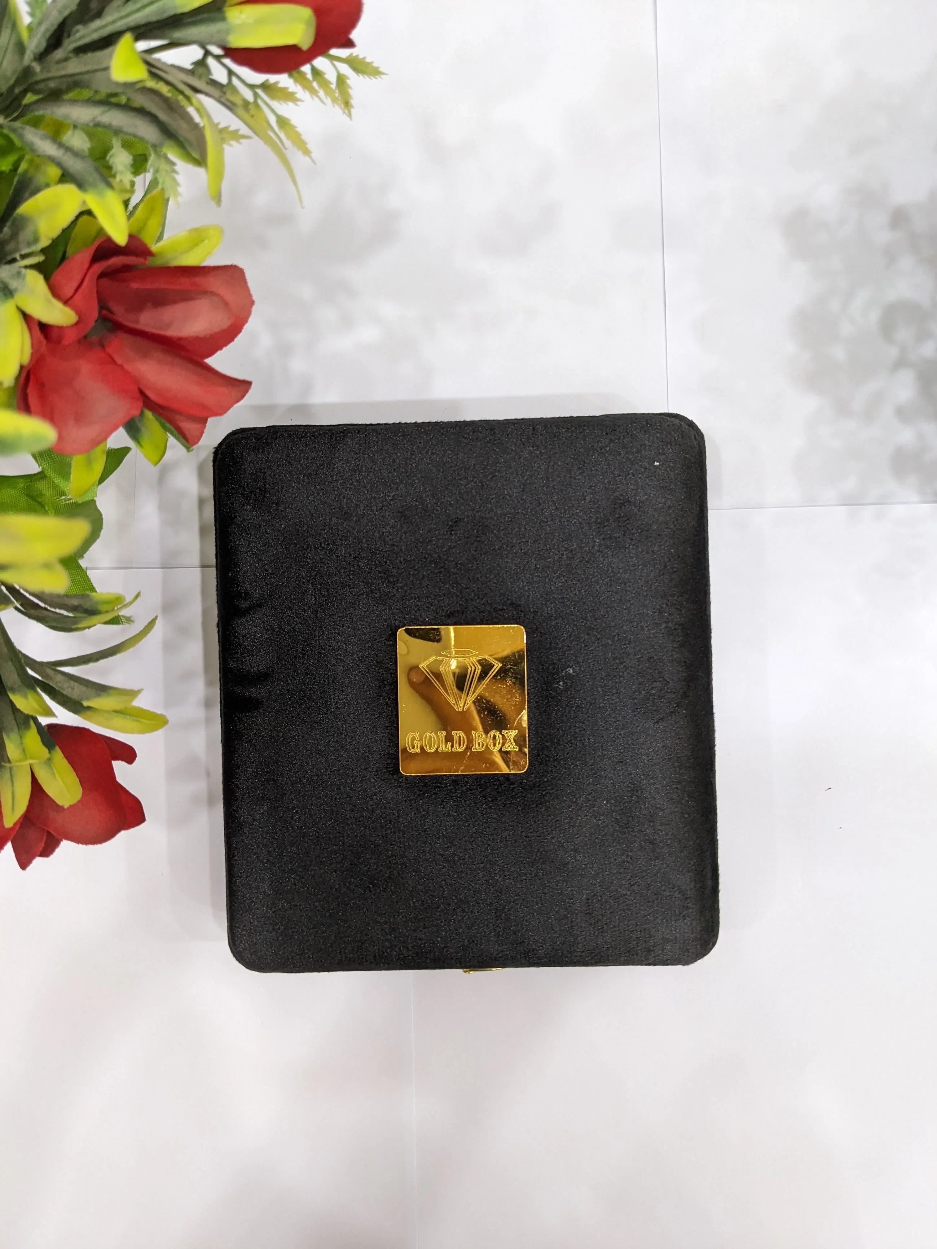 Premium Velvet Box Locket Set Box - Zeesy Jewellery