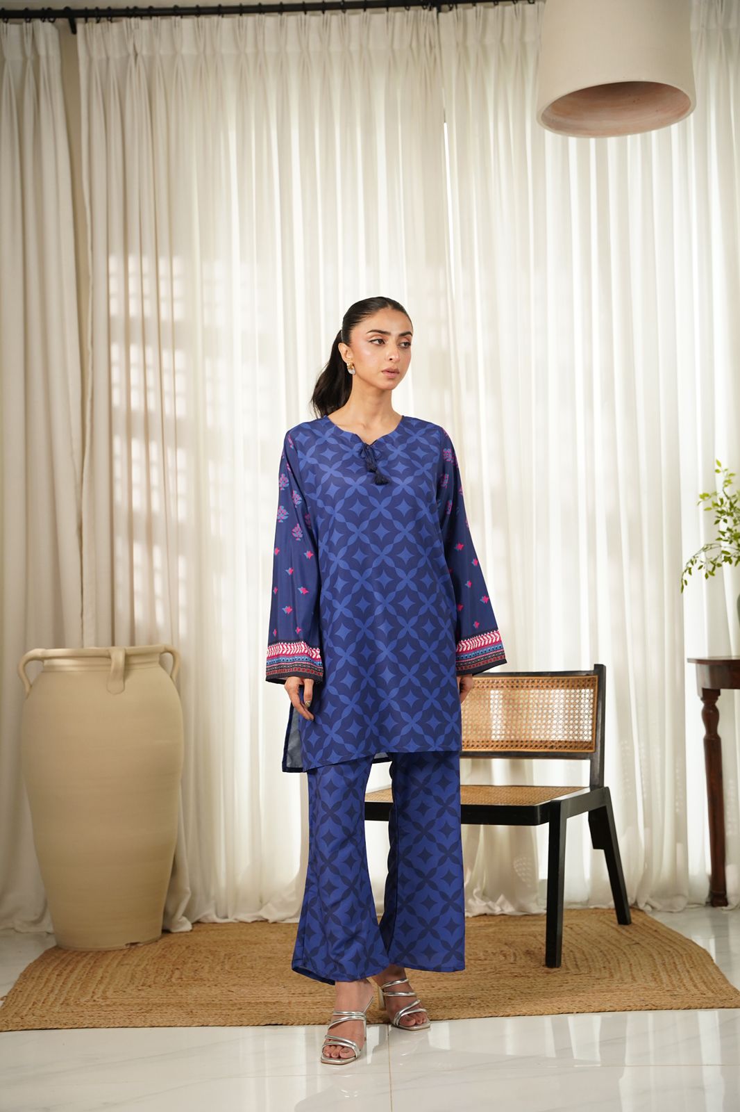 Dhaga Stitched 2 Piece Poly Cambric Collection'2025-Lennie