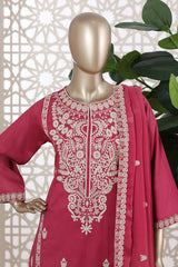 Khombi Stitched 3 Piece Summer Cotton Suit-Wheel