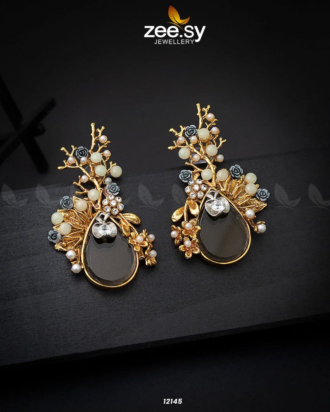Willows Earrings Brown - Zeesy Jewellery