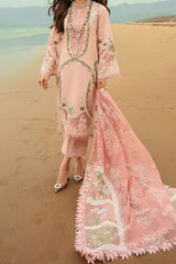 Saira Shakira Unstitched 3 Piece Luxury Lawn Suit-Winds of Eden Rose