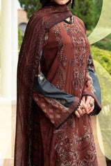 Riwayat By Ramsha Unstitched 3 Piece Luxury Lawn Vol-09 Suit-Y-906