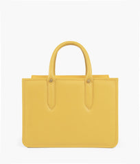 RTW Creation - Yellow crocodile satchel bag