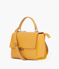 RTW Creation - Yellow mini messenger bag