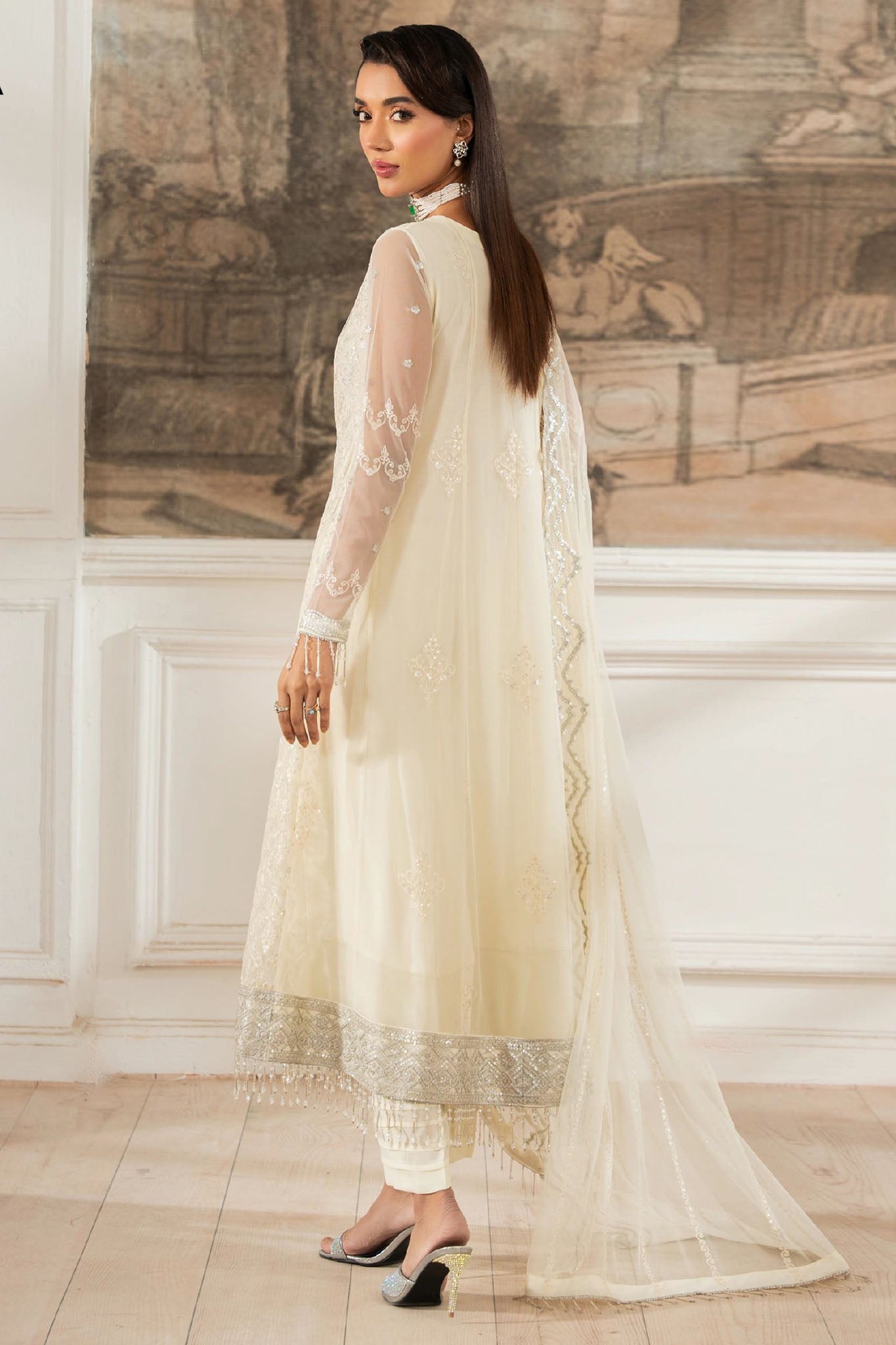 Heer By Zarif Unstitched 3 Piece Formals Collection'2025-Z-03-Ayda