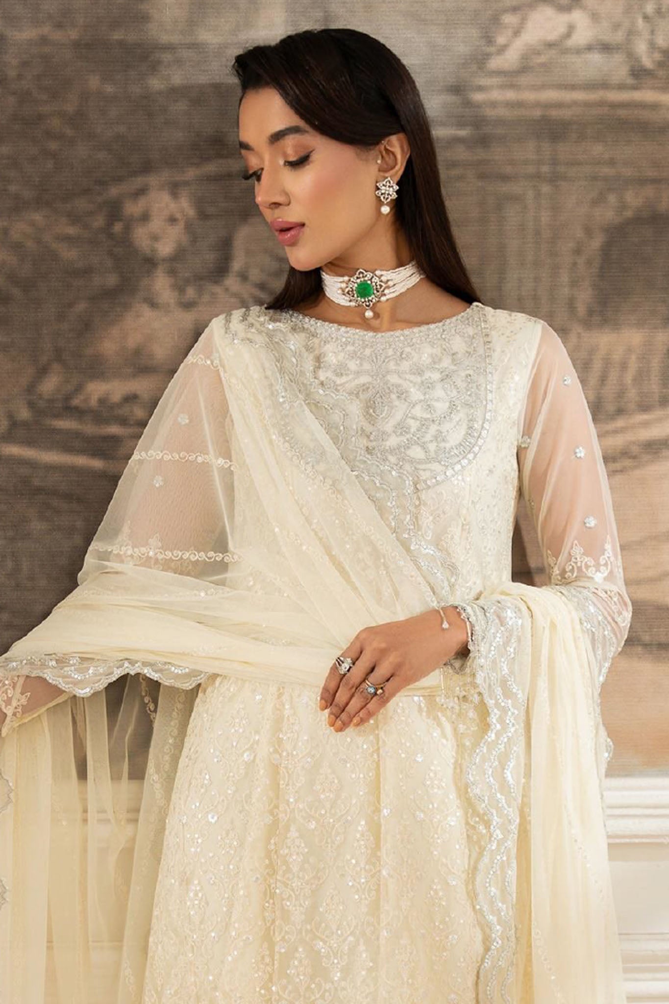 Heer By Zarif Unstitched 3 Piece Formals Collection'2025-Z-03-Ayda
