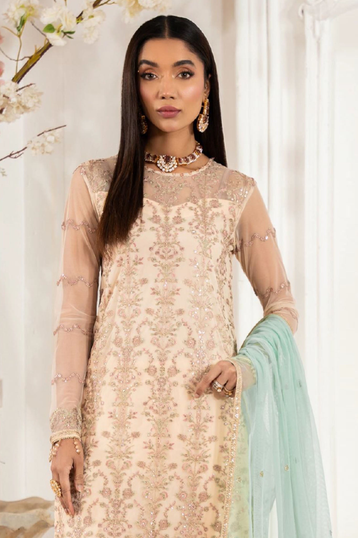 Heer By Zarif Unstitched 3 Piece Formals Collection'2025-Z-05-Zoraiz