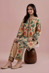 Stitching Cotton Unstitched 2 Piece Printed Lawn Suit-WPLU-06
