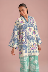 Stitching Cotton Unstitched 2 Piece Printed Lawn Suit-WPLU-01