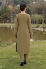 Stitching Cotton Unstitched 3 Piece Emb Chiffon Suit-WFCU-02