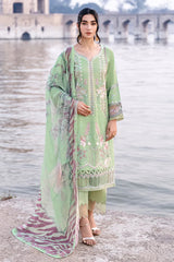 Andaaz by Ramsha Unstitched 3 Piece Luxury Lawn Vol-06 Suit-Z-609