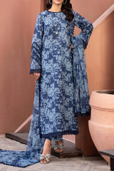 Zarif Prints Unstitched 3 Piece Summer Lawn Suit-ZCP-01-Emma