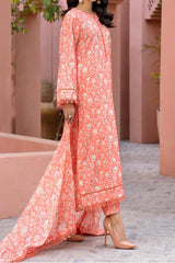 Zarif Prints Unstitched 3 Piece Summer Lawn Suit-ZCP-03-Georgia