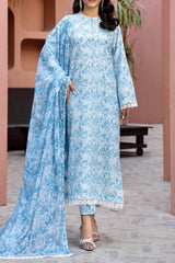Zarif Prints Unstitched 3 Piece Summer Lawn Suit-ZCP-05-Kylie