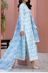 Zarif Prints Unstitched 3 Piece Summer Lawn Suit-ZCP-05-Kylie