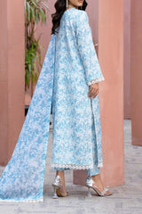 Zarif Prints Unstitched 3 Piece Summer Lawn Suit-ZCP-05-Kylie