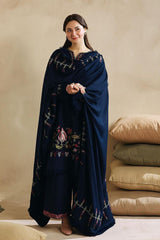 Coco by Zara Shahjahan Unstitched 3 Piece Winter Suit-ZW-01-B