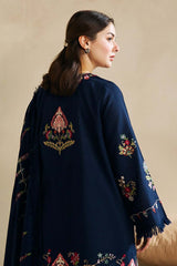 Coco by Zara Shahjahan Unstitched 3 Piece Winter Suit-ZW-01-B