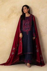 Coco by Zara Shahjahan Unstitched 3 Piece Winter Suit-ZW-04-B