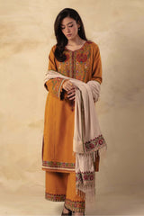 Coco by Zara Shahjahan Unstitched 3 Piece Winter Suit-ZW-05-A