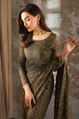 Emirah By Zarif Unstitched 3 Piece Luxury Formals Suit-ZEF 07 JAZAB