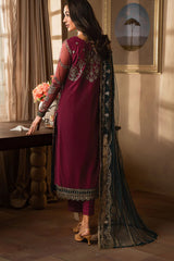 Emirah By Zarif Unstitched 3 Piece Luxury Formals Suit-ZEF 08 HAYAL