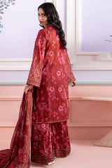 Zellbury Unstitched 3 Piece Lawn Suit-WUS26X30627