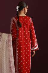 Zellbury Unstitched 3 Piece Lawn Suit-WUS26X30499