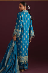 Zellbury Unstitched 3 Piece Lawn Suit-WUS26X30434