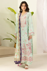 Zellbury Unstitched 3 Piece Lawn Suit-WUS26E30514