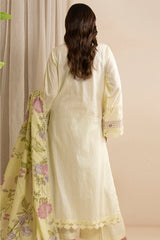 Zellbury Unstitched 3 Piece Lawn Suit-WUS25E30607