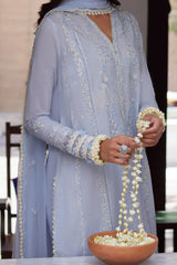 Zaha Unstitched 3 Piece Emb Festive Lawn Suit-ZF-01-Mira